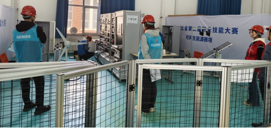 我校成功承办第二届河北省职业技能大赛可再生能源、管道与制暖两个赛项